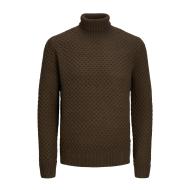 Pull Col roulé Marron Homme Jack & Jones Roll Neck