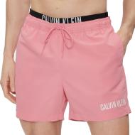 Short de bain Rose Homme Calvin Klein Medium Double pas cher