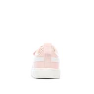 Baskets Rose/Blanche Fille Puma Rickie vue 3