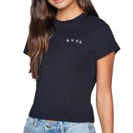 T-shirt Noir Femme RVCA Z3SSRCRVF1 pas cher