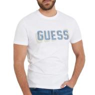 T-shirt Blanc Homme Guess M4YI15I3Z14