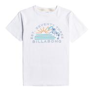 T-shirt Blanc Garçon Billabong Isla Vista