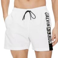 Short de bain Blanc Homme Calvin Klein Drawstring 2PV pas cher