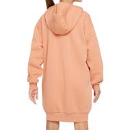 Robe Pull Orange Fille Nike Club FJ6165 vue 2