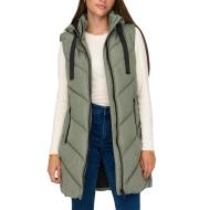 Doudoune sans manche Verte Femme JDY Padded Waistcoat pas cher