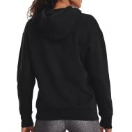 Sweat Noir Femme Under Armour Essential Fleece vue 2