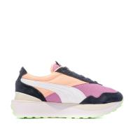 Baskets Corail/Rose/Violet Femme Puma Cruise Rider Silk Road vue 2