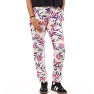 Pantalon Blanc/Rose/Vert à Motifs Femme Only