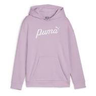 Sweat Mauve Fille Puma Script pas cher