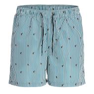 Short de bain Vert/Blanc Homme JACK & JONES Tigre