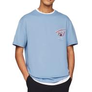 T-shirt Bleu Clair Homme Tommy Hilfiger DM0DM18574 pas cher