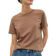 T-shirt Marron Femme Vero Moda Paulina