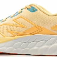 Chaussures de running Blanc/Orange Femme New Balance 680v8 vue 7