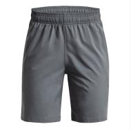 Short Gris Garçon Under Armour Woven pas cher