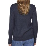 Pull Col V Marine Femme Vila 69 vue 2