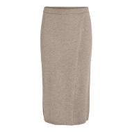 Jupe Portefeuille Beige Femme Vila Plain vue 2