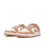 Baskets Rose/Blanche Femme Nike Dunk Low vue 5