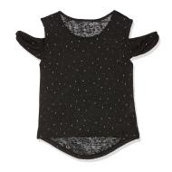 T-shirt Noir Imprimé Fille Teddy Smith Tovina