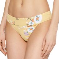 Bas de Bikini Jaune à fleurs Mi-haut Femme Roxy Lahaina Bay pas cher