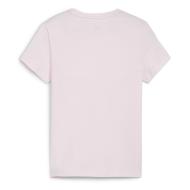 T-shirt Rose Fille Puma Tee vue 2